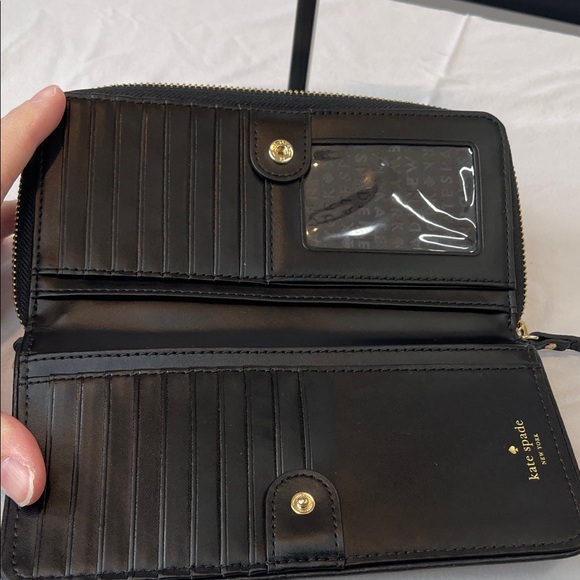 Kate Spade Black Leather Wallet - Picture 11 of 11